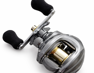 Carretilha Right  prata com dourado